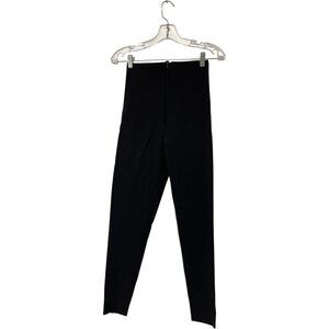 Oysho Womens Legging M Black Compressive Super High Rise 7/8 Length 2883/254 NWT